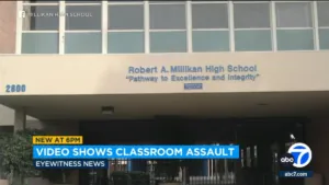Student assaults teacher at Long Beach's Millikan High School, cellphone video shows