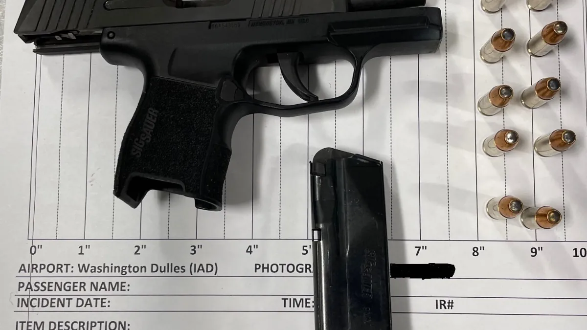 TSA Officers Prevent Maryland Woman from Boarding Flight with Loaded Gun