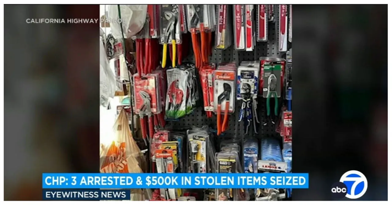 Major La Retail Theft Bust Finds $500,000 In Lowe's, Home Depot Thefts: CHP