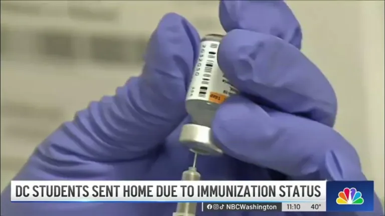 DC Students Dismissed from School Due to Incomplete Immunizations