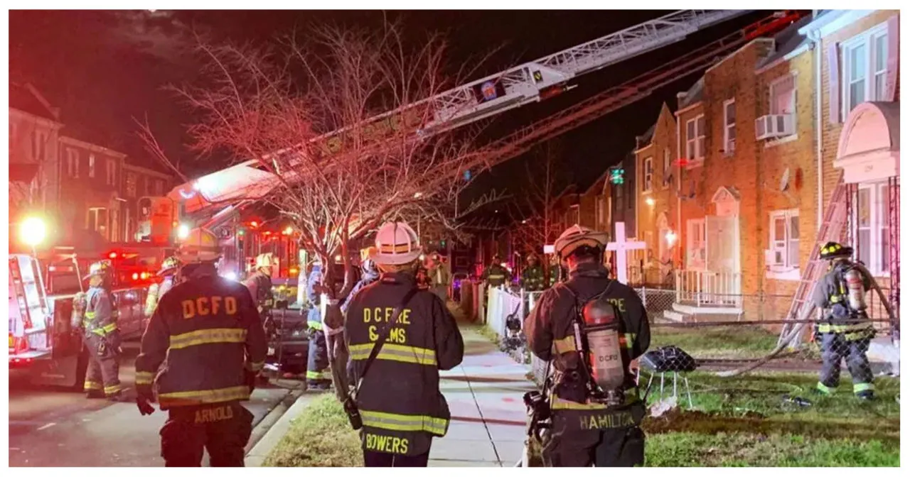 Early Morning Fire In Northeast DC Leaves 19 People Displaced