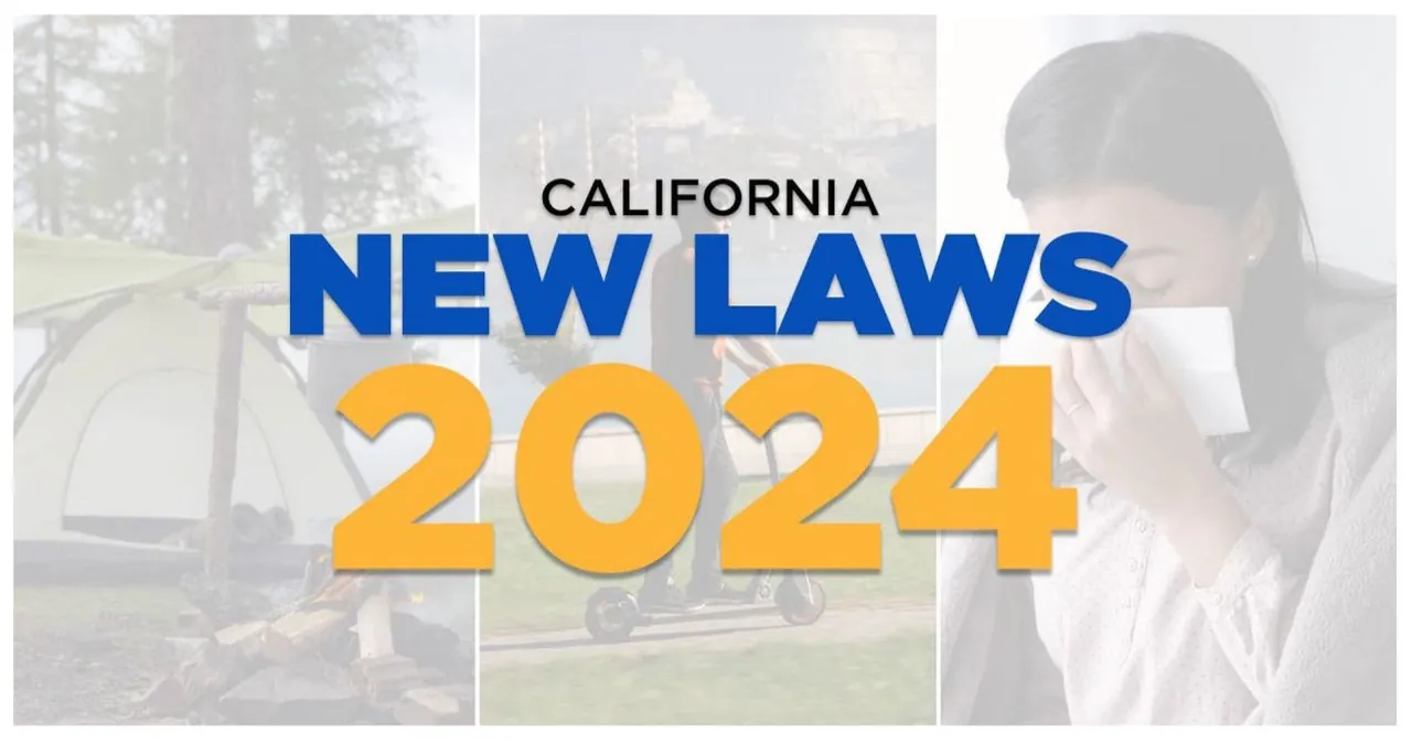 New laws in California Effective from 2024