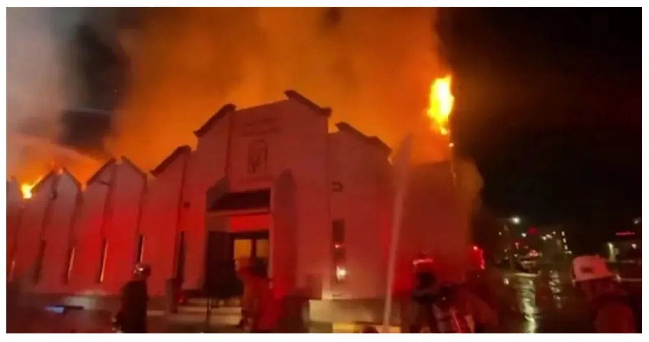 Los Angeles Church Destroyed By Fire Just Hours Before Toy Drive Event