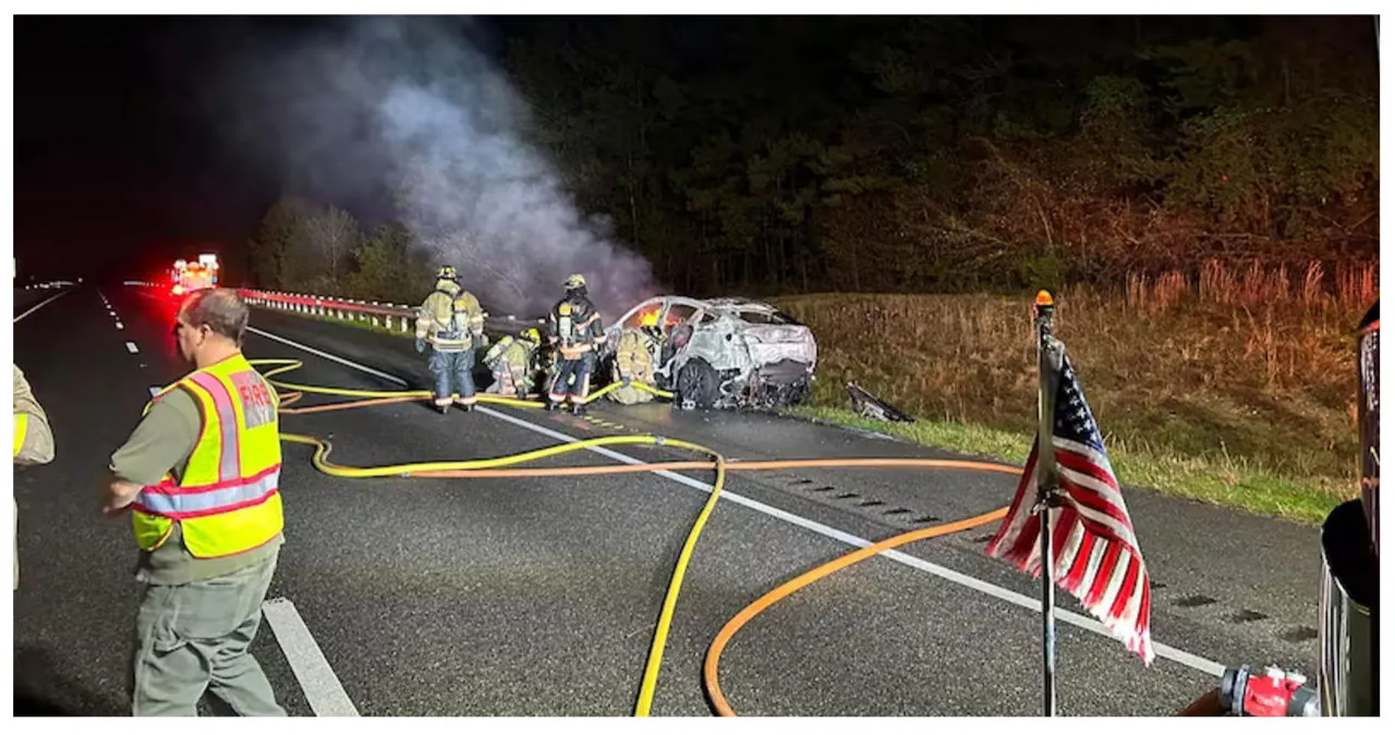 Over 36,000 Gallons Of Water Necessary To Extinguish Electric Vehicle Fire On I-65
