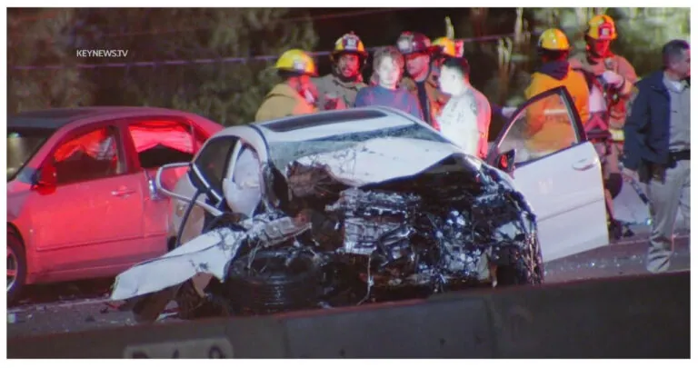 Multi-Vehicle Crash on 101 Freeway in Hollywood Caused by Wrong-Way Driver