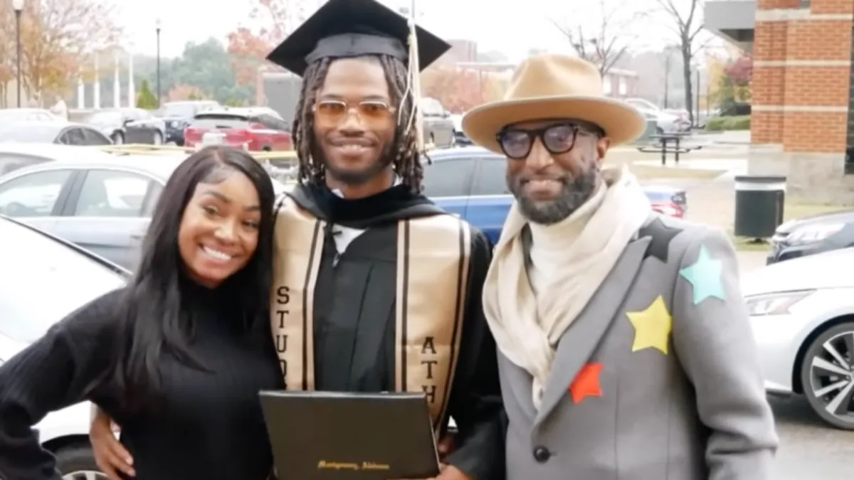 Rickey Smiley's Son Malik Achieves Honors Upon Graduating from Alabama State University