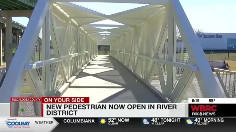River District's New Pedestrian Bridge Is Open Now