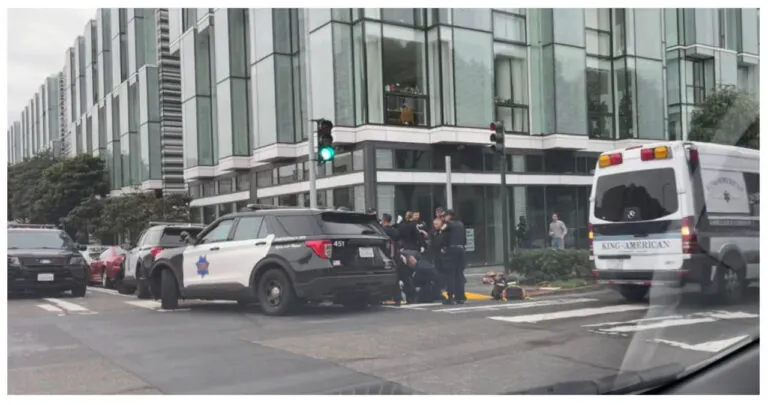 Police say a man bites a police officer in San Francisco.