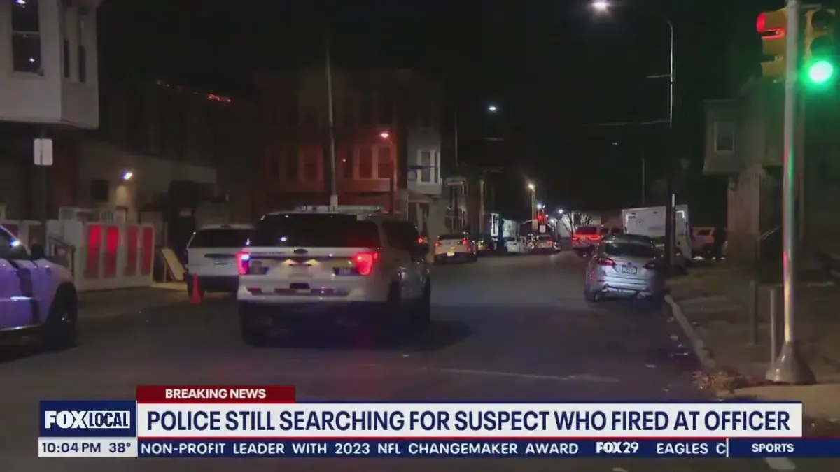 Search for North Philly guy who shot police continues