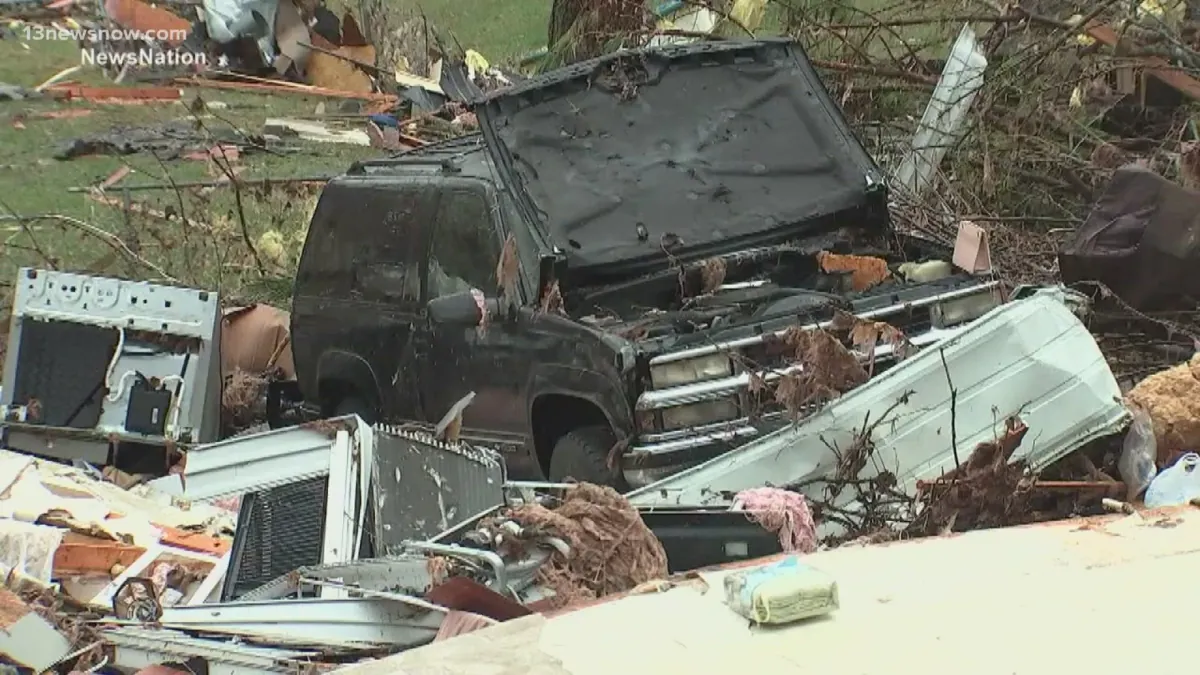 Tennessee People Inspect Tornado Destruction That Killed 6