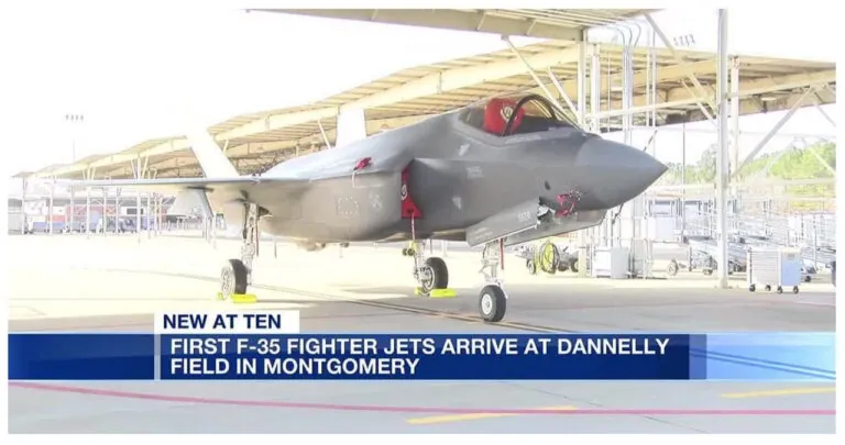 The Initial Batch Of F-35 Fighter Jets Arrives In Alabama