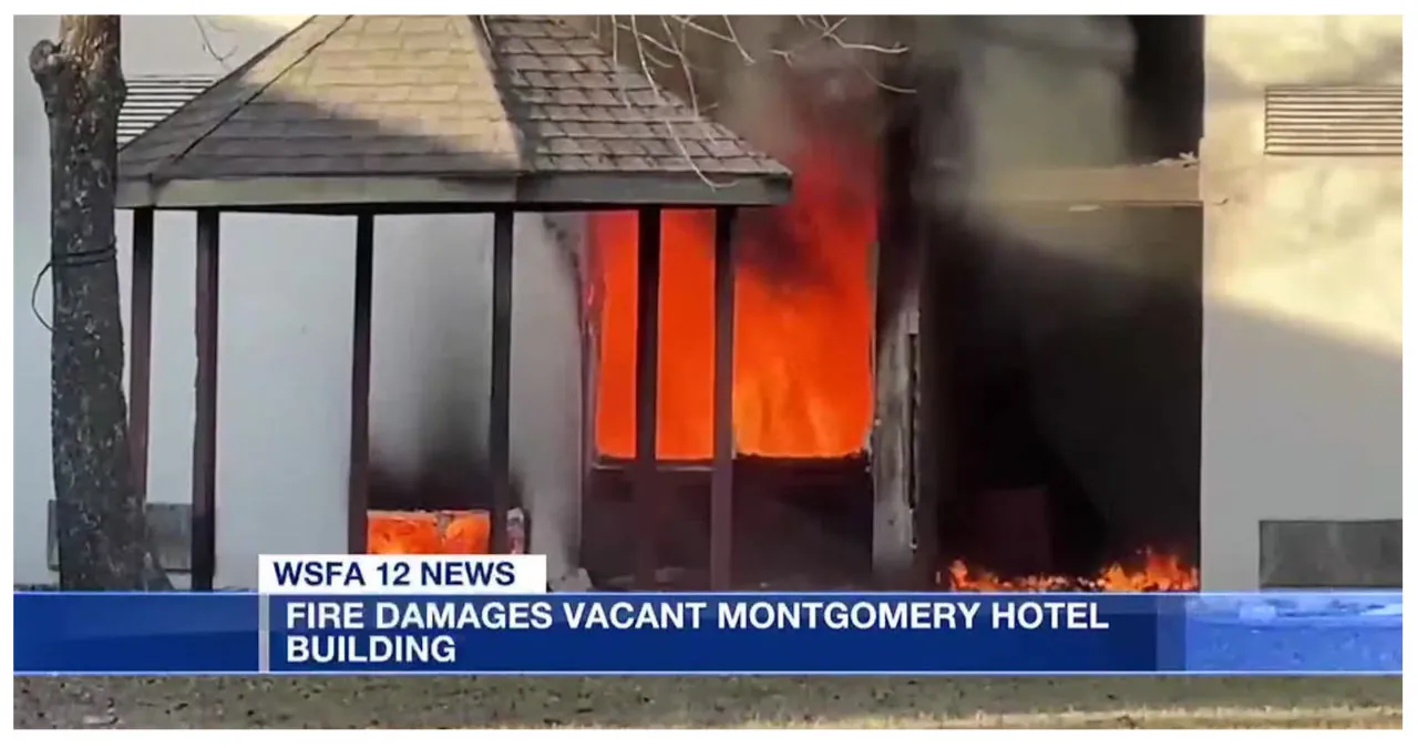 Vacant Montgomery Hotel Suffers Fire Damage