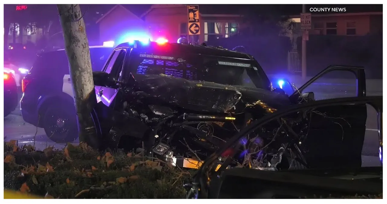 Civilian Trapped and Deputies Injured in Santa Ana Patrol Vehicle Crash