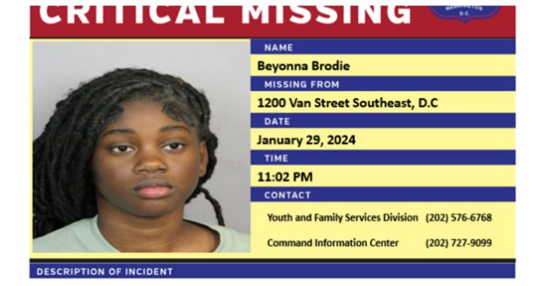 Desperate Search for 16-Year-Old Girl in D.C.