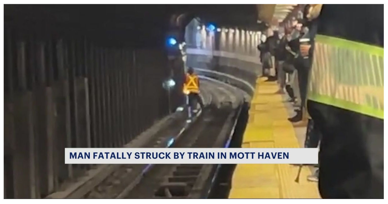 Fatal train accident claims man's life in Mott Haven