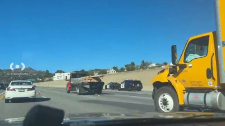 Man Killed After Lumber Truck Was Rear-Ended on a SoCal Roadway