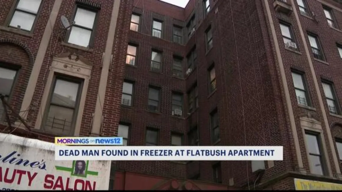 NYPD Body discovered in fridge inside Flatbush apartment building