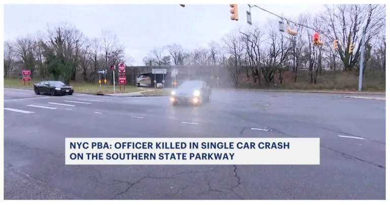 New York State Police officer from Shirley dies in single-vehicle accident on Southern State Parkway