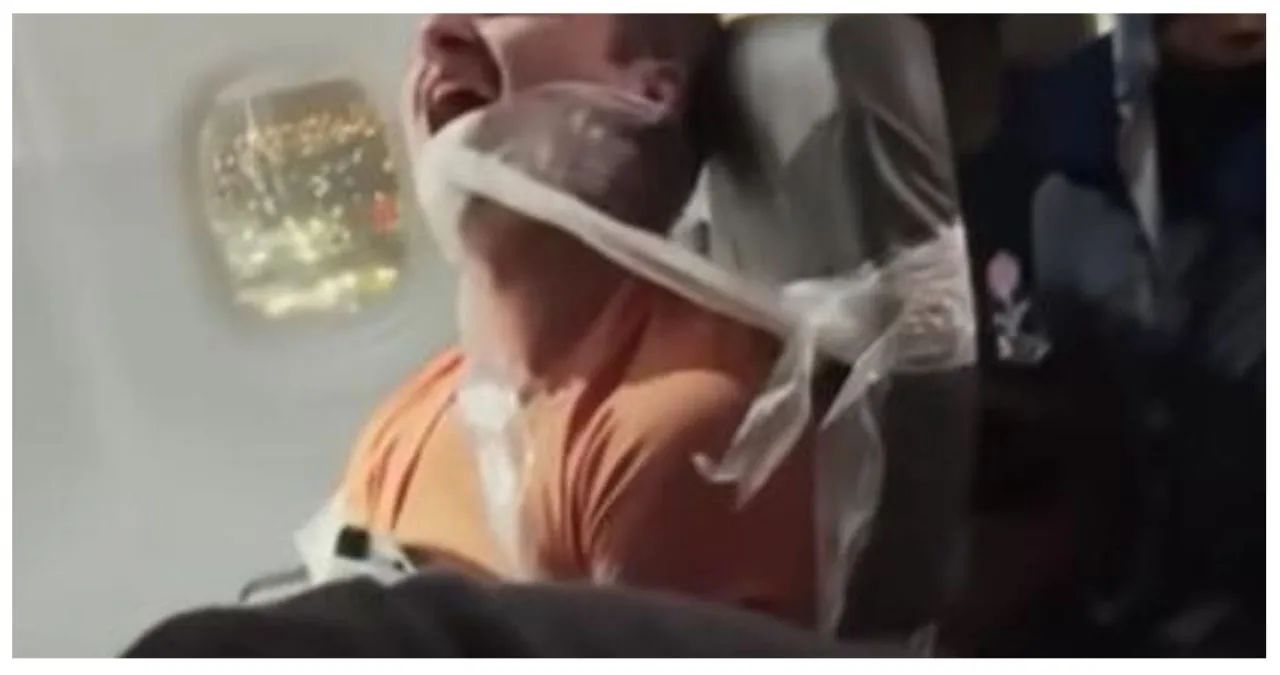 Passenger Restrained with Duct Tape on Flight to Florida Following Disruptive Behavior
