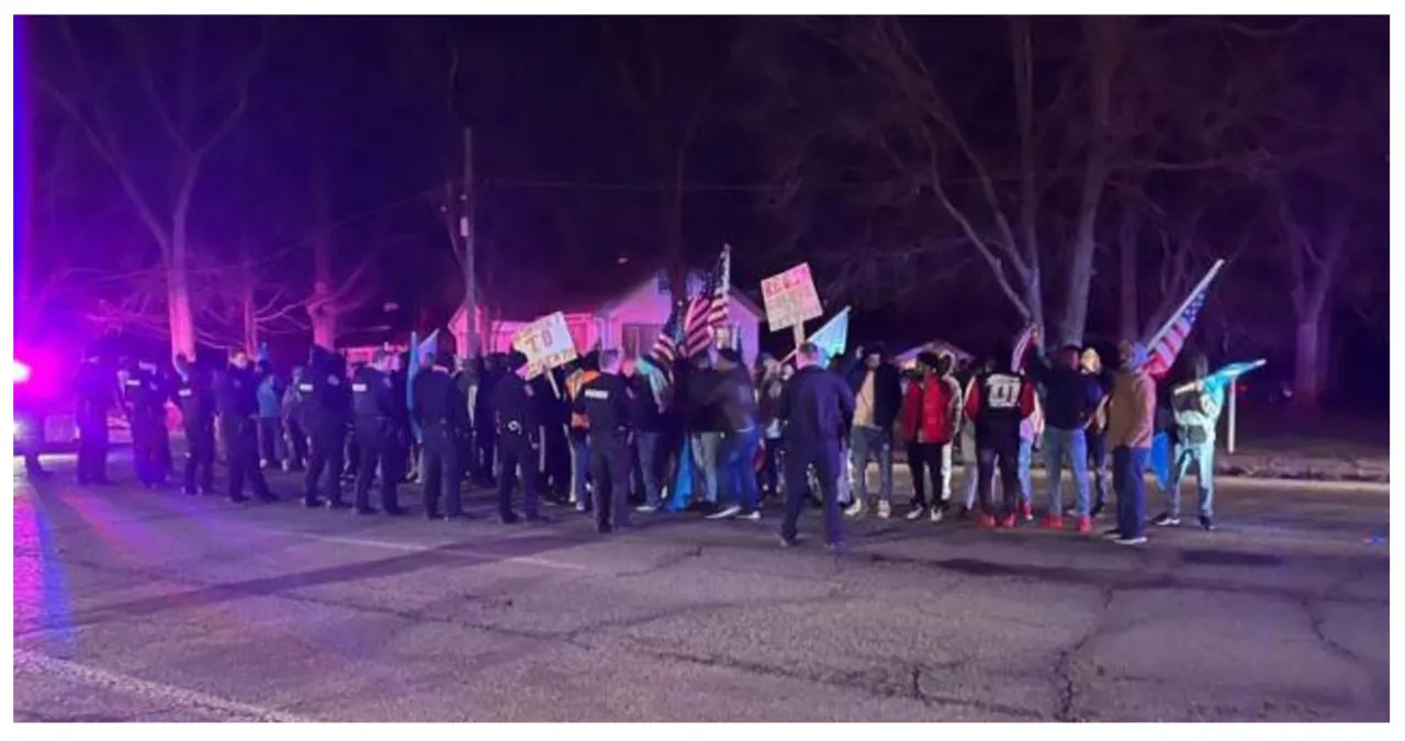 Protestors Disrupt Traffic And Block Lafayette Road For Extended Period