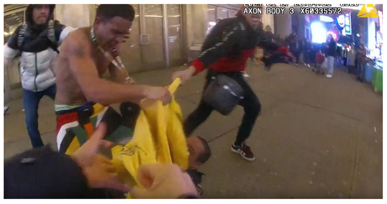 Body camera footage of assault on officers in Times Square made public
