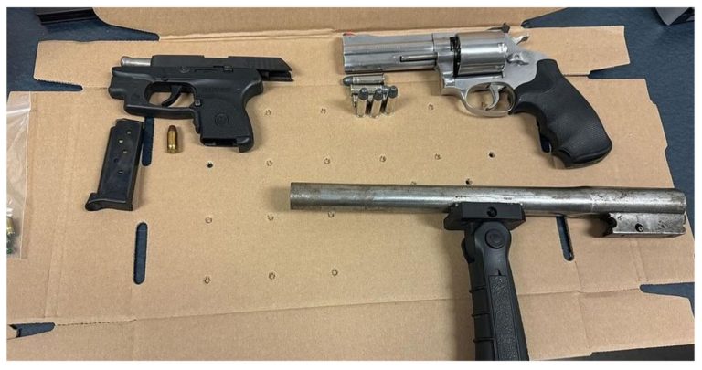 Gang member in Anaheim arrested, guns and drugs confiscated