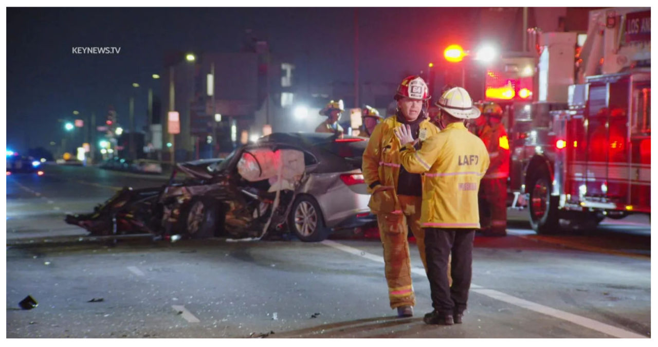 Man killed in two-vehicle crash in South Los Angeles by authorities Identified