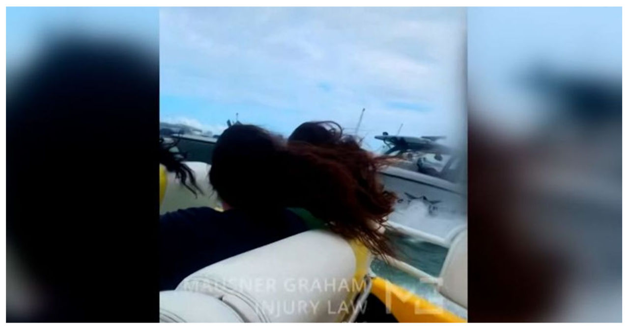 Boats collide in Miami: Watch the shocking moment