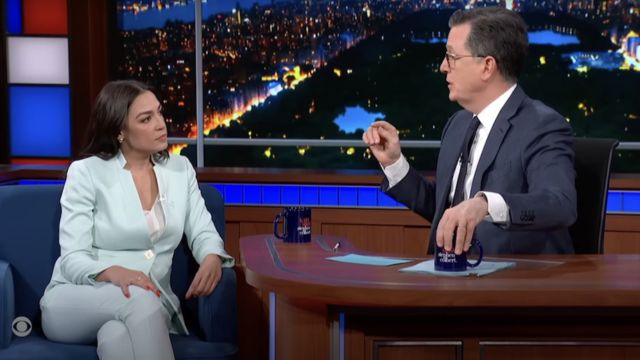 Stephen Colbert Inquires AOC if House Republicans are Disseminating 'Russian Propaganda'