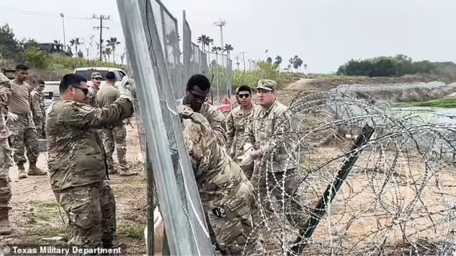New Anti-Climb Fence Installed at Texas Border to Deter Unauthorized Entry
