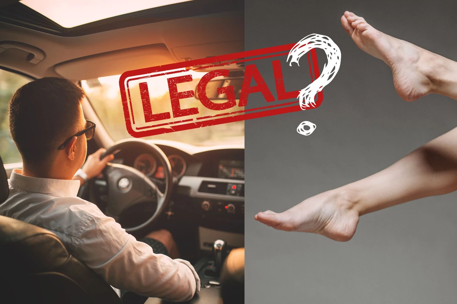 Is It Illegal To Drive Barefoot in Texas? Here’s What the Law Says in 2024