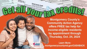 $64,000 or Less? Get Free Tax Assistance in Montgomery County, Maryland!