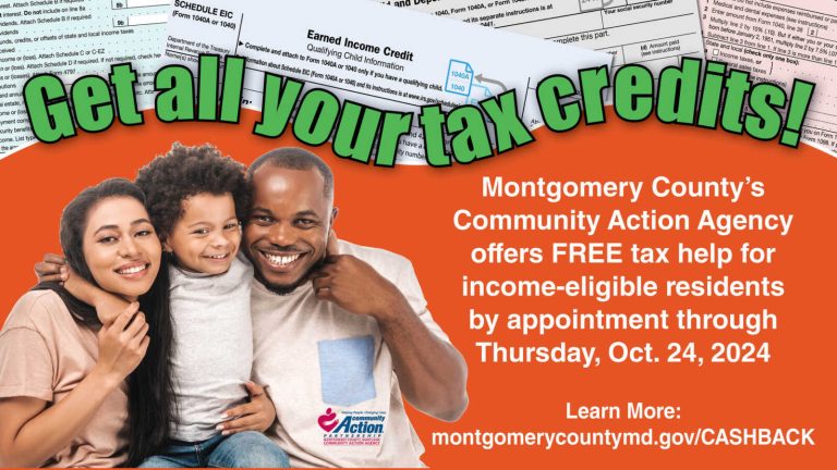 $64,000 or Less? Get Free Tax Assistance in Montgomery County, Maryland!