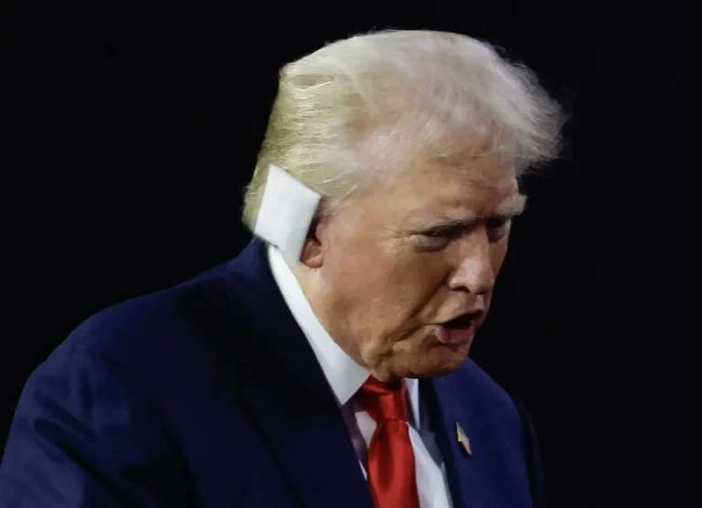 Fact Check: Former President Donald Trump said, “It took my entire ear off. The whole ear.”